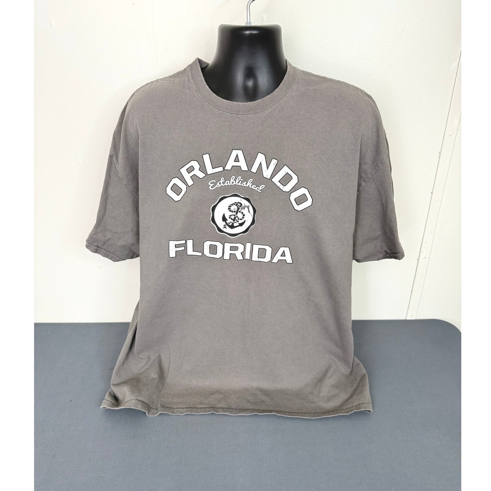Orlando Florida T-shirt Men's Size Gray XL Crewneck